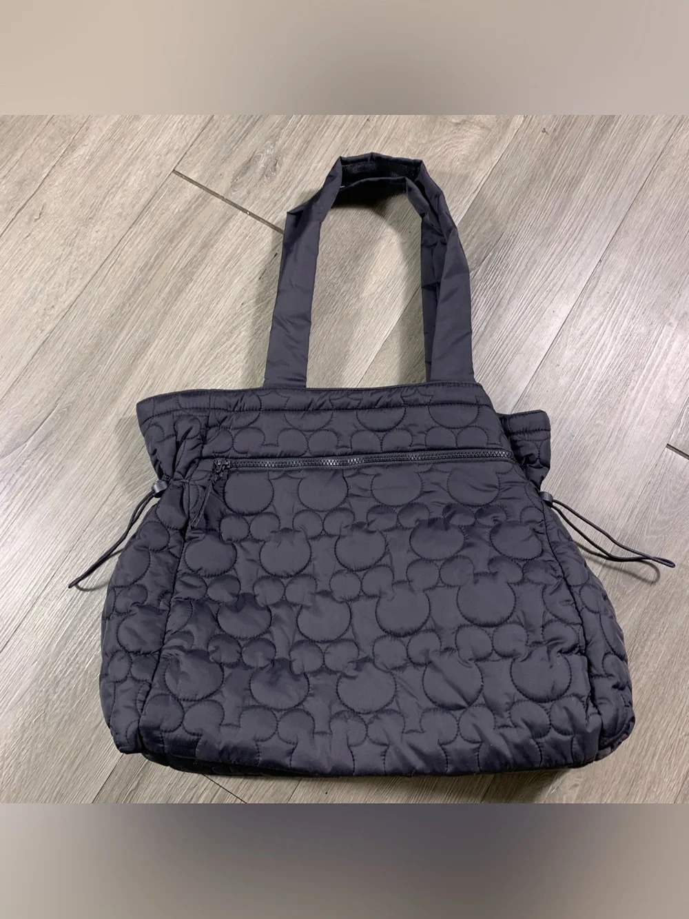 Disney Original Zip Tote Black Moonless Night in Featherweight